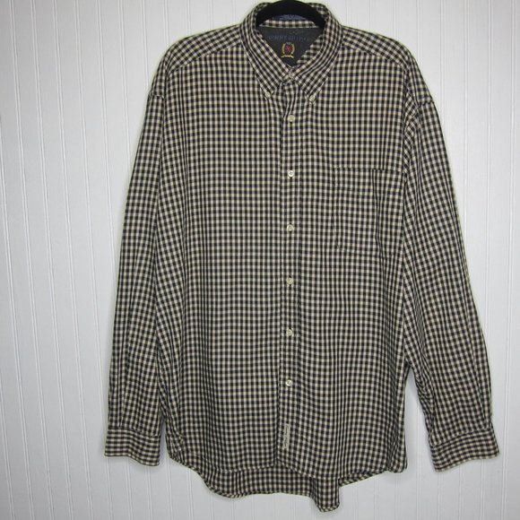 Tommy Hilfiger Checkered Button-Down Shirt Size XL - Picture 1 of 6